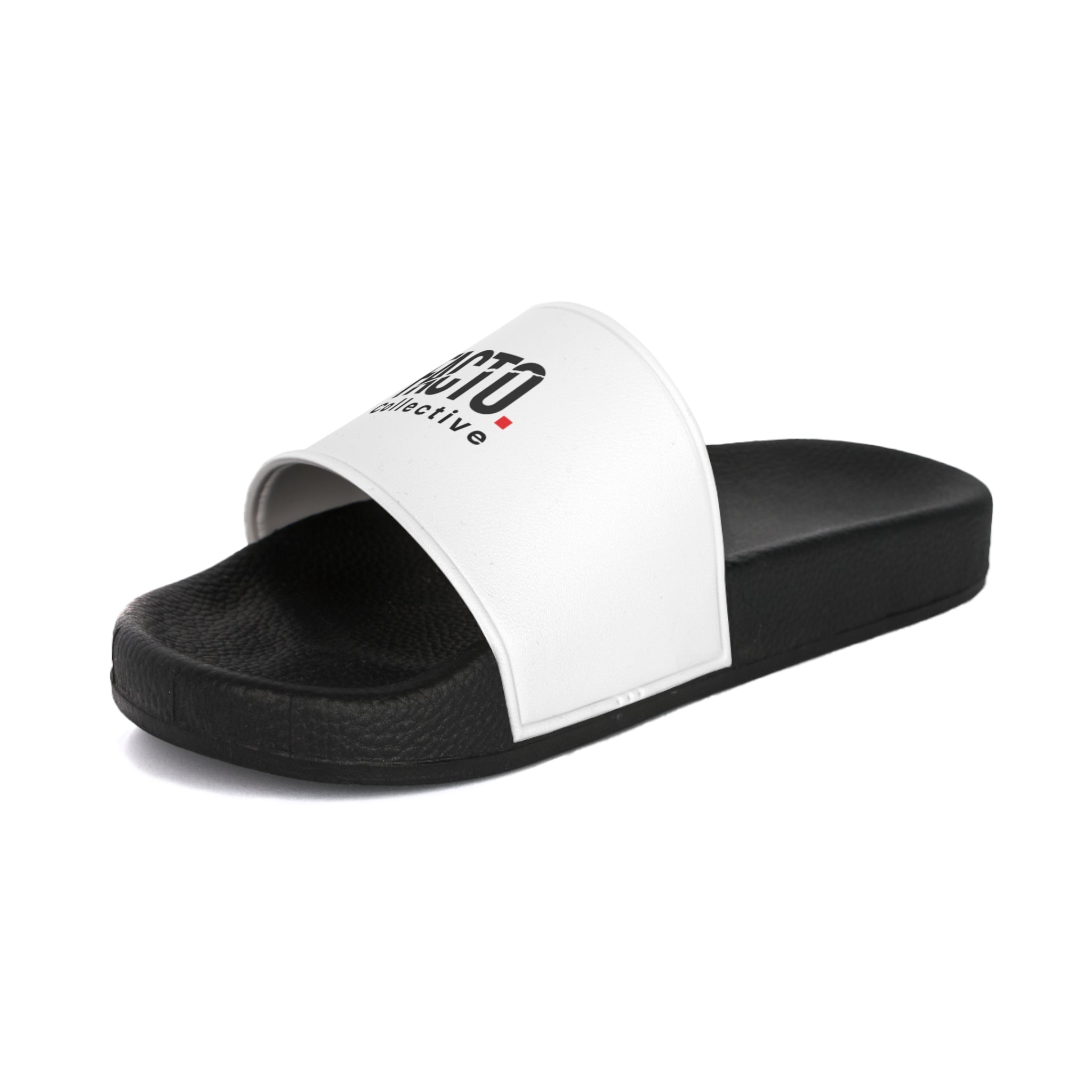 Men's Fashion Slide Sandals — 'FACTO Collection' Logo Pool Slides