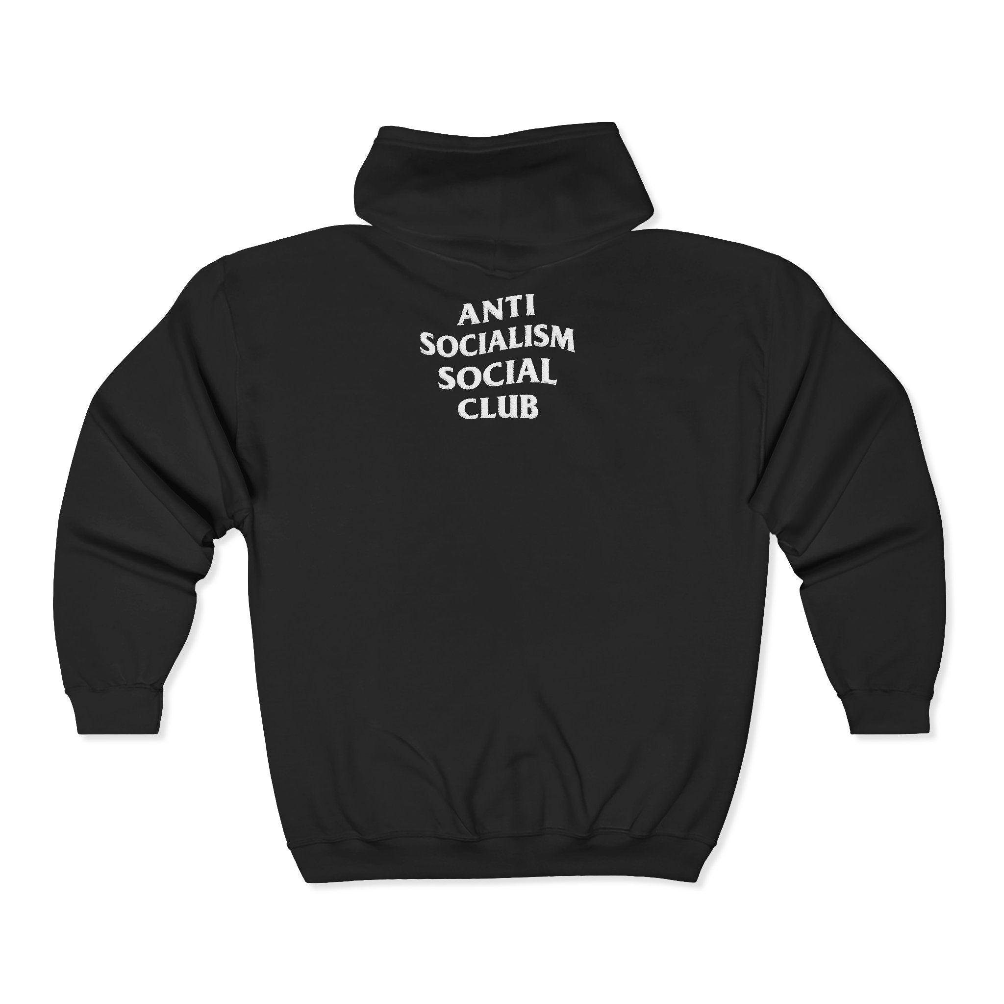 Anti Socialism Social Club Zip Hoodie - Embroided