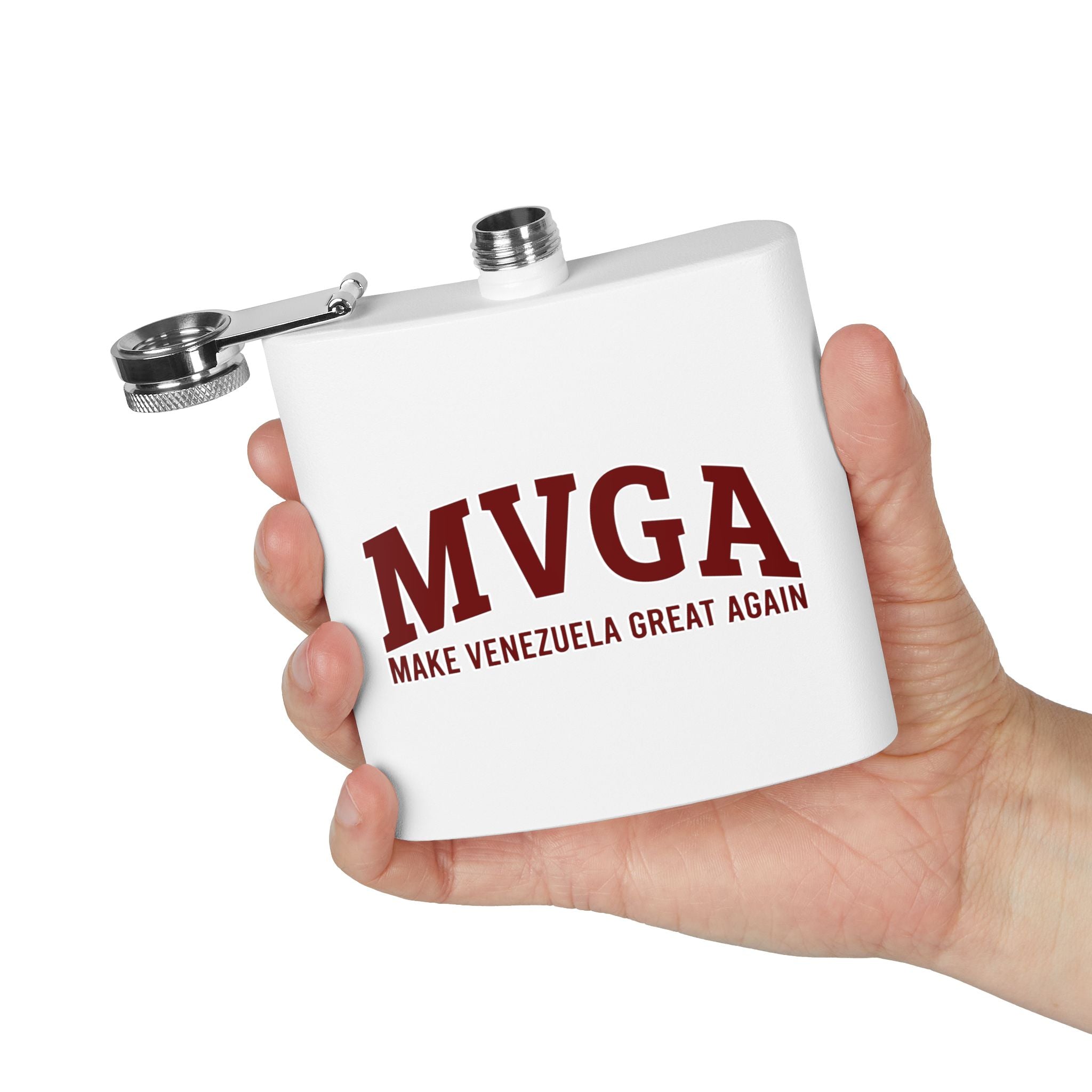 MVGA "Make Venezuela Great Again" 6oz Stainless Steel Hip Flask